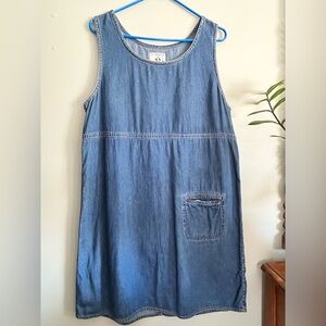 Women Blue Jeans retro jumper dress